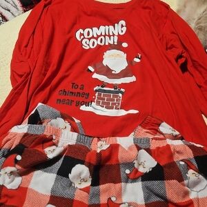 Santa Claus Red Pajamas